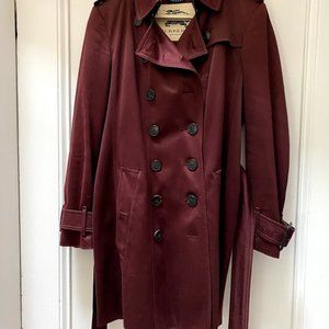 Burberry Womens Trench Coat SIze 8